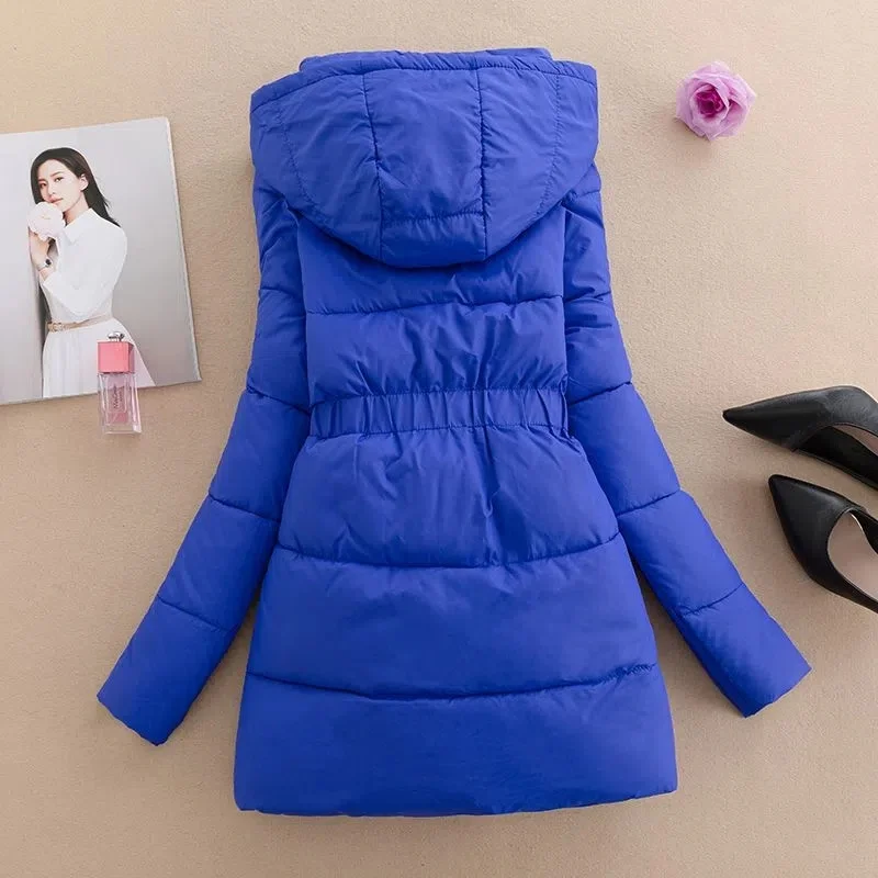 2022 New Winter Jacket Women Parka Overcoat Thick Down Cotton Padded Parkas Mujer Oversize Casual Hooded Coat Female Jackets