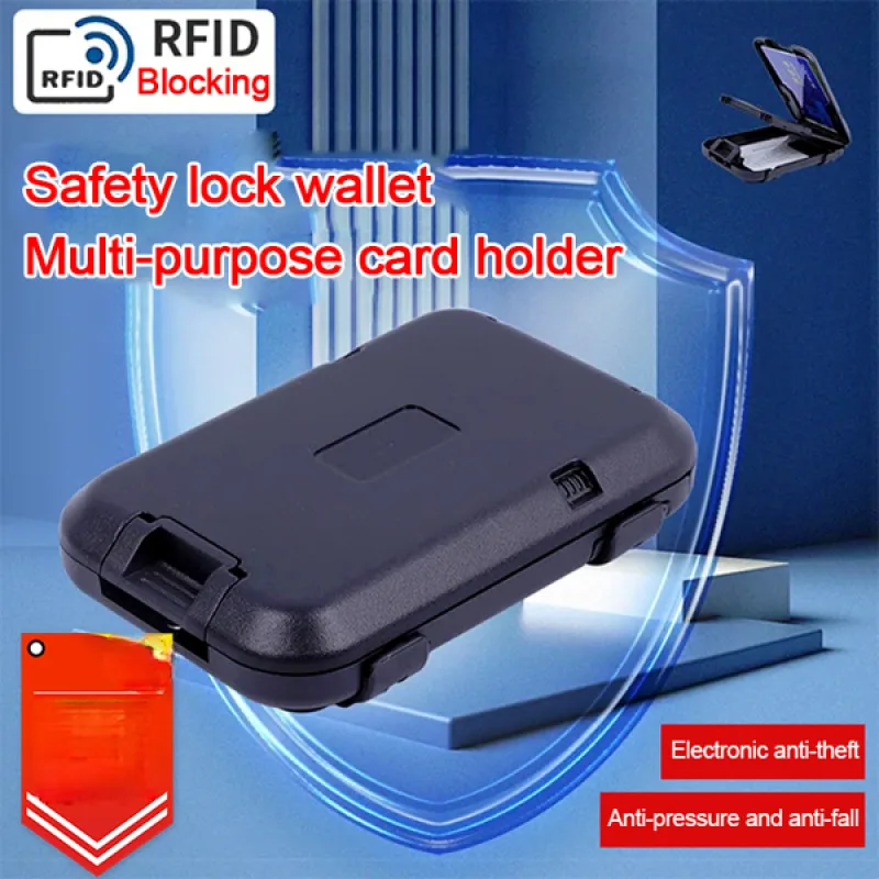 

Secure Wallet with Multifunction Card Holder