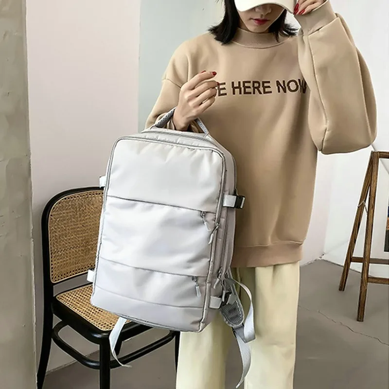 Woman Travel Backpack USB Charging Multifunctional Laptop Anti-Theft Luggage Large Capacity Business Bags Girl Outdoor Sport Bag