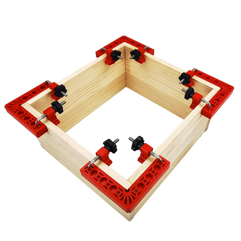 

2Pcs Clamps 100mm L-shaped Positioning Panel Tools Right Fixture 90 Fixing Auxiliary Frame Clip Degree Woodworking Angle