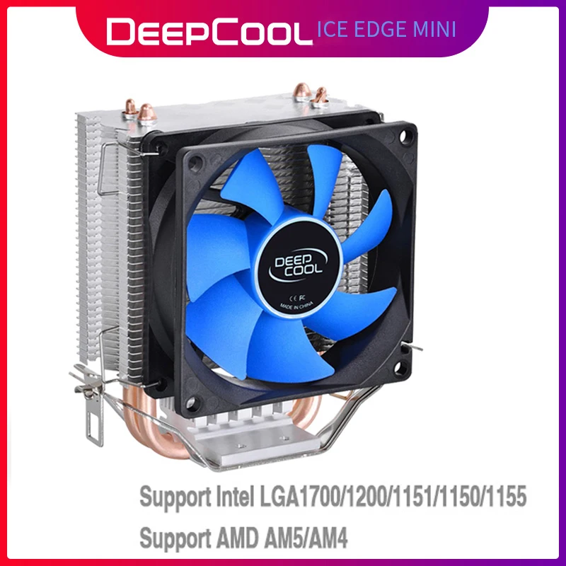 

DeepCool ICE EDGE MINI FS V2.0 CPU Air Cooler AMD AM4/AM5 Intel LGA1700/1200/1151/1150/1155 Processor Cooler Radiator for PC