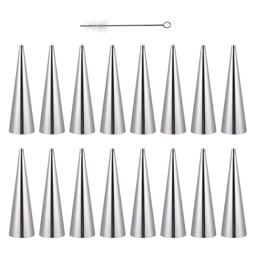 

16 Pcs Croissant Mold Danish Pastry Waffle Baking Tool Croissant Tube Miss Croissants