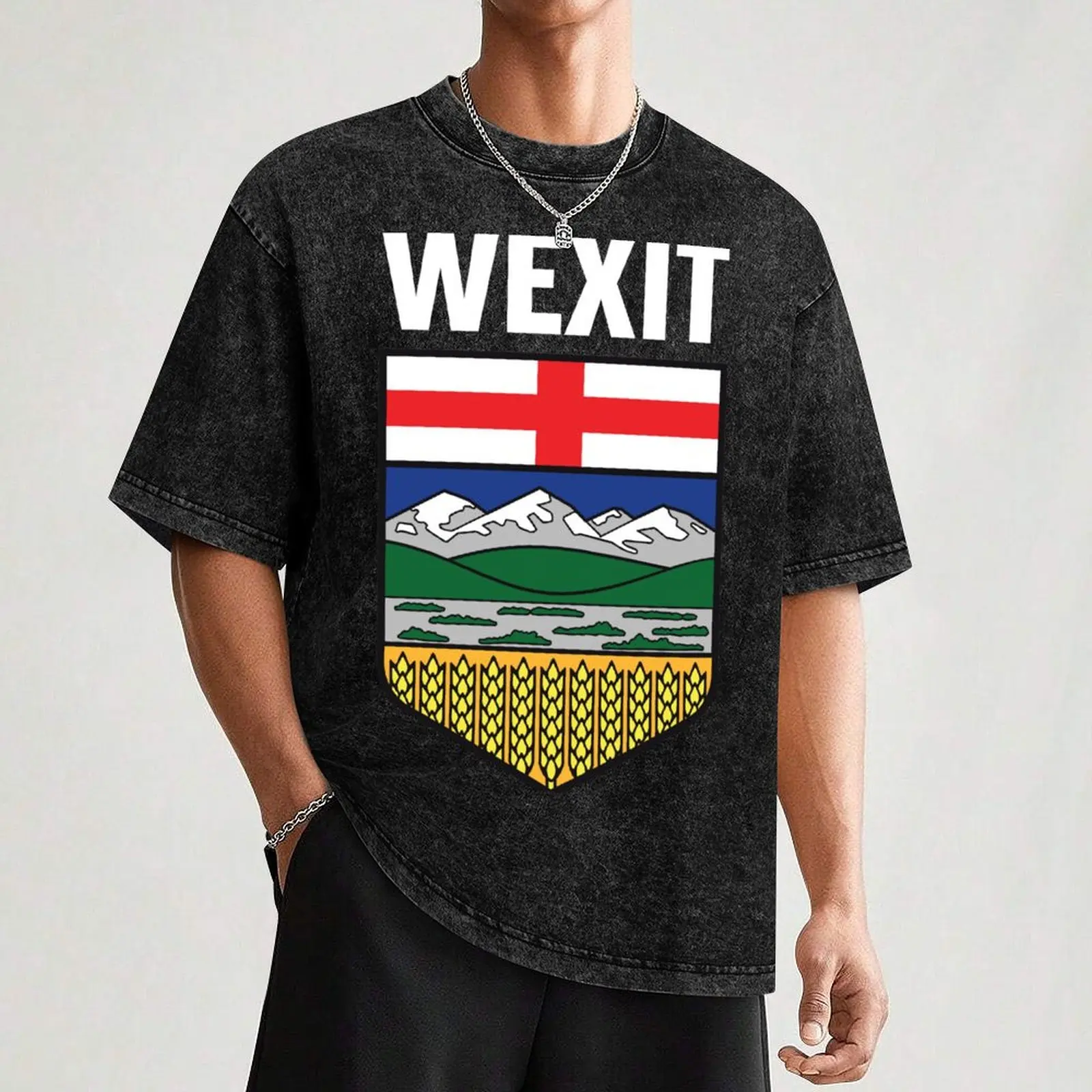 Wexit Alberta с щитом для рук канадский разделительный механизм черный фон HD