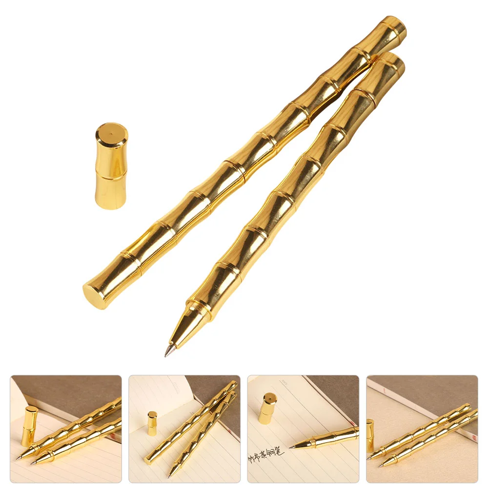

Pens Pen Writingbusiness Signature Brass Gift Student Ballpoint Party Retro Prize Classroom Rollerball Office Joint Sign