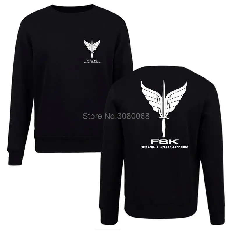 

Norwegian Norway FSK Special Forces Forsvarets Spesialkommando Navy Army Hoodie Men O-neck Hoodies Sweater Sweatshirt