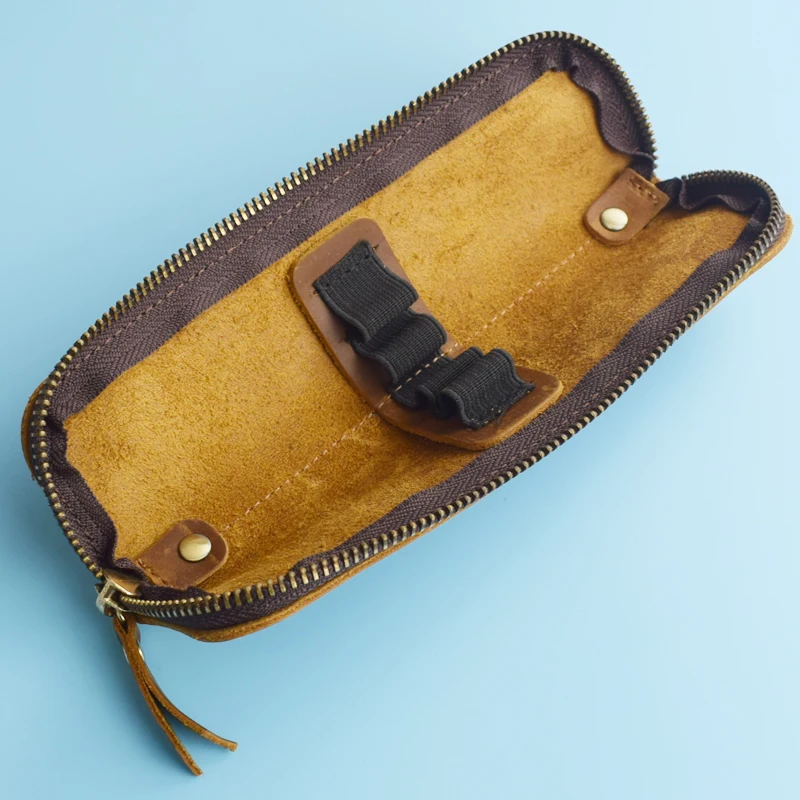 Kup Handmade Prawdziwy Skórzany Piórnik Zipper Natura Skóry Wołowej Pióro Torba Ochronna Uchwyt Etui Szkolne Materiały Biurowe Ceny Handmade Prawdziwy Skórzany Piórnik Zipper Natura Skóry Wołowej Pióro Torba Ochronna Uchwyt Etui Szkolne Materiały Biurowe