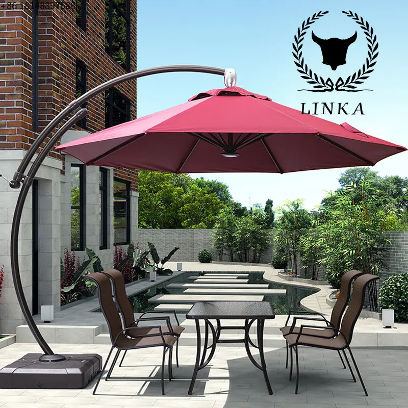 

Balcony umbrella outdoor courtyard Roman garden villa