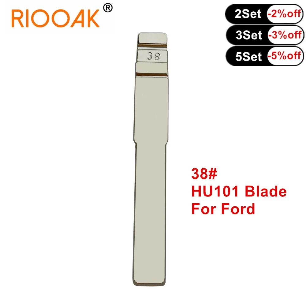 

Сменный Автомобильный ключ #38 HU101 KD VVDI Xhorse, 10 шт., без рисунка для Ford Fusion Focus Mondeo Land Rover Jaguar