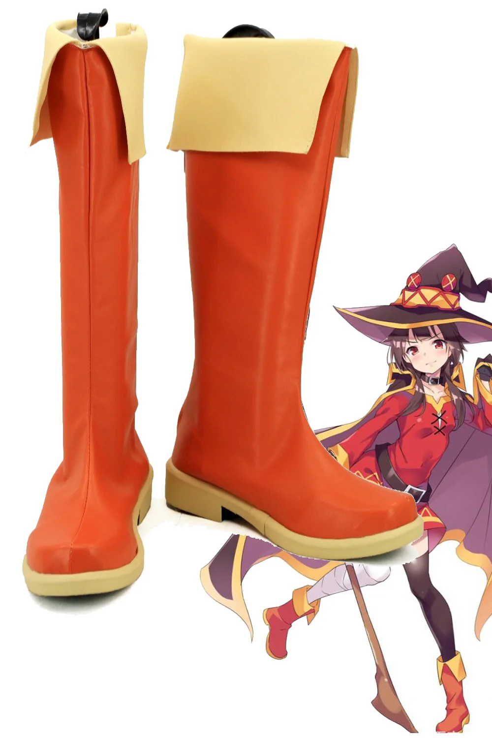 

KonoSuba Megumin Cosplay Shoes Women Costume Accessories Anime God's Blessing on This Wonderful World Disguise Boots Suit Props