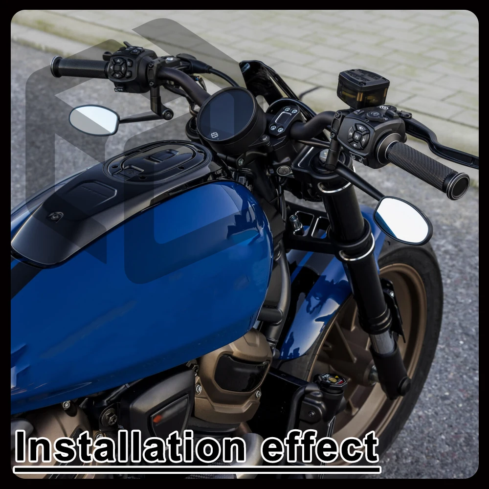 Фото Зеркало заднего вида для мотоцикла из алюминиевого сплава для KAWASAKI Z900RS Z650RS W800 W650 Standard SE Café Night Антибликовое боковое зеркало №2