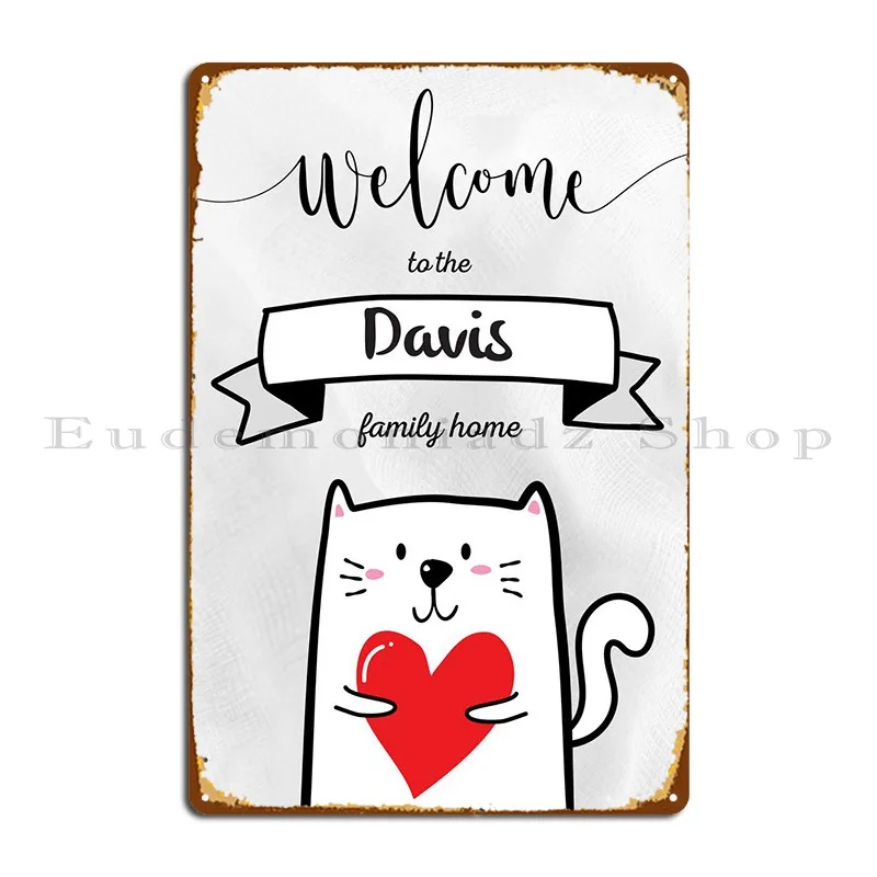 

Детский настенный плакат с изображением семейного дома и кота