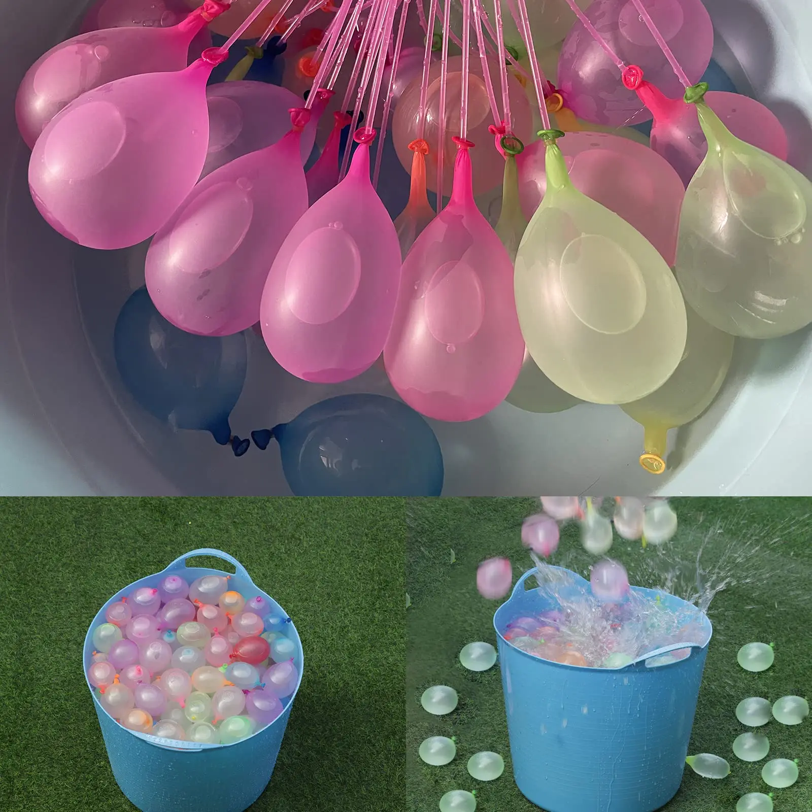 

111-999 Pieces Kids Water Balloons kit Set Party Games Water Balloons Fun Quick Fill Outdoor Backyard Summer Party Pool Games