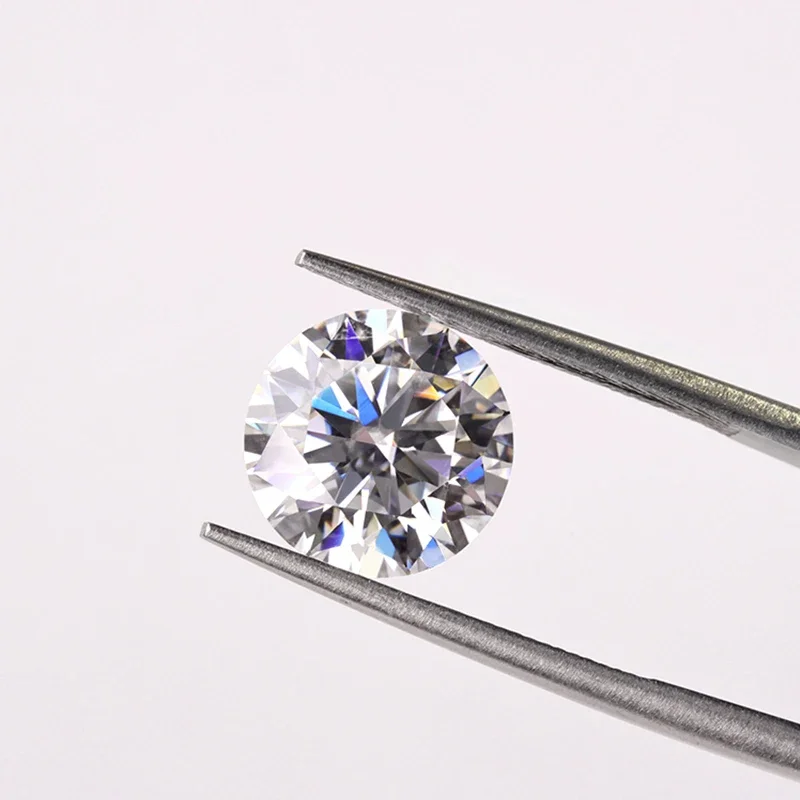 Кольцо из 18-каратного золота с обнаженными бриллиантами D-color VVS 0 5-30 карат