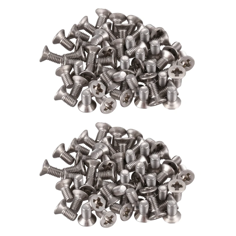 

М3X6 мм шлицевые винты с потайной головкой Phillips, 100 шт.