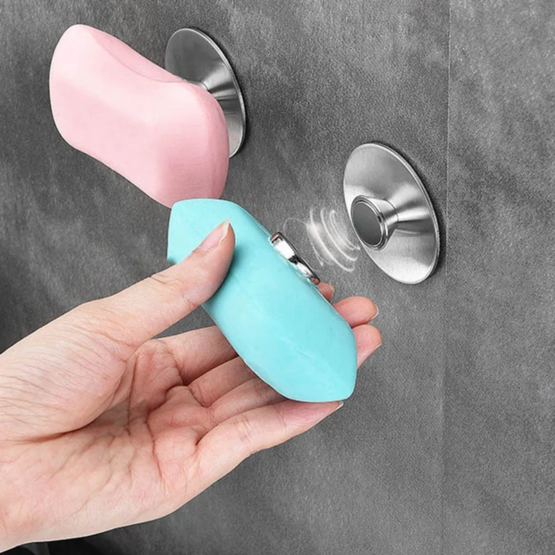 Магнитные держатели для мыла настенный держатель на присоске ванной комнаты