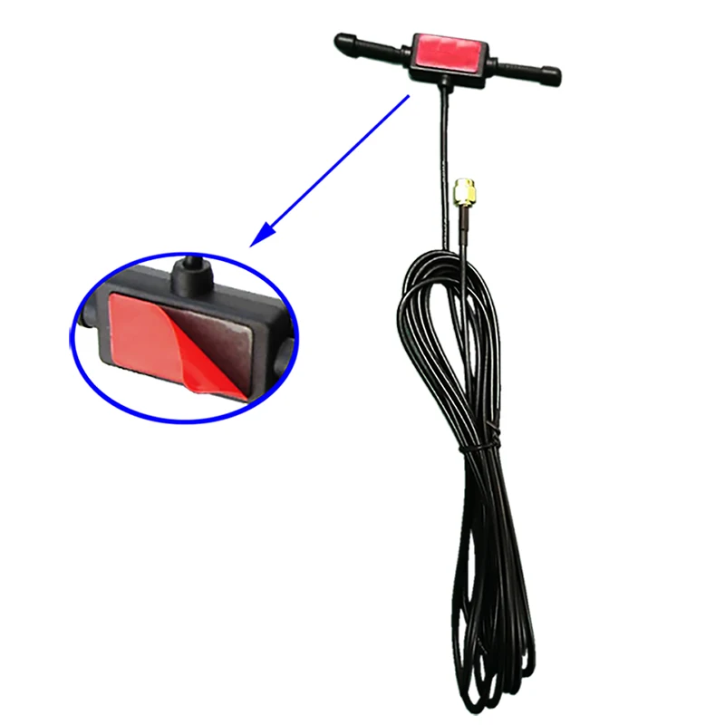 Антенна GSM разъем SMA/BNC клейкая наклейка 3M всенаправленное клейкое крепление 3dBi