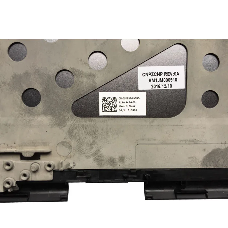Оригинальная задняя крышка ЖК-дисплея для ноутбука DELL Alienware 15 R3 DPN 0fkd90 01d998 0490pn с