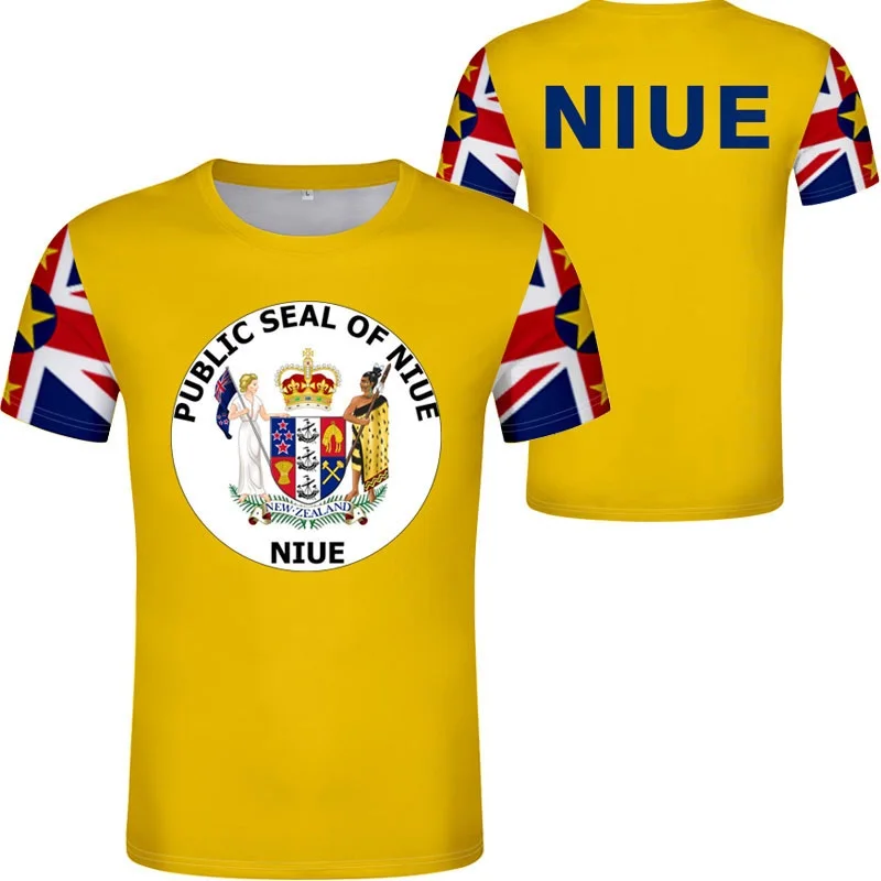 

NIUE T Shirt Name Number Niu T-shirt Text Photo Logos Clothing Print Diy Free Custom Made Not Fade Not Cracked Tshirt Jersey