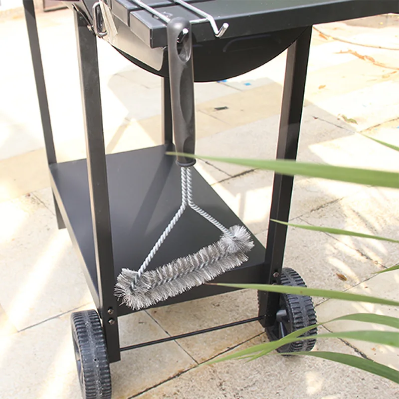 Barbecue Grill Wire Brush Kitchen Accessories BBQ Kit Cleaning Stainless Steel Cooking Tools |