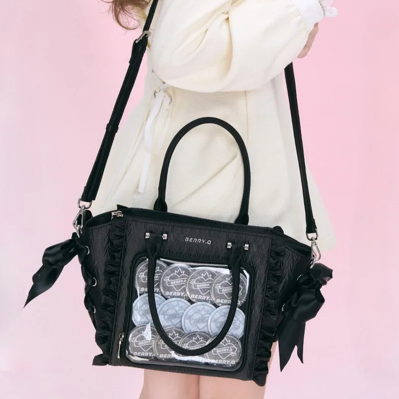 Оригинальная сумка Ita с милой лентой и бантом Bolsos Mujer атласная однотонная Femme Lolita