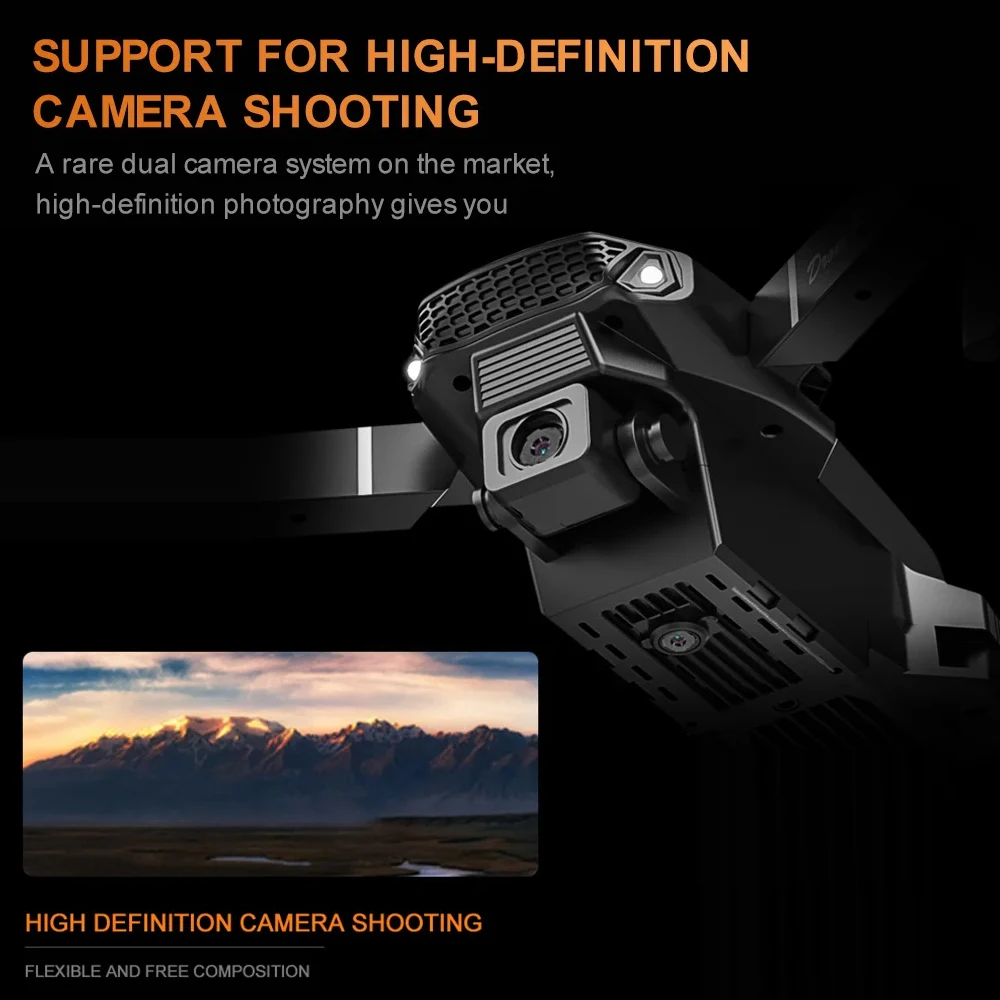 Новинка 2024 E88 Профессиональный Дрон на радиоуправлении с широкоугольной