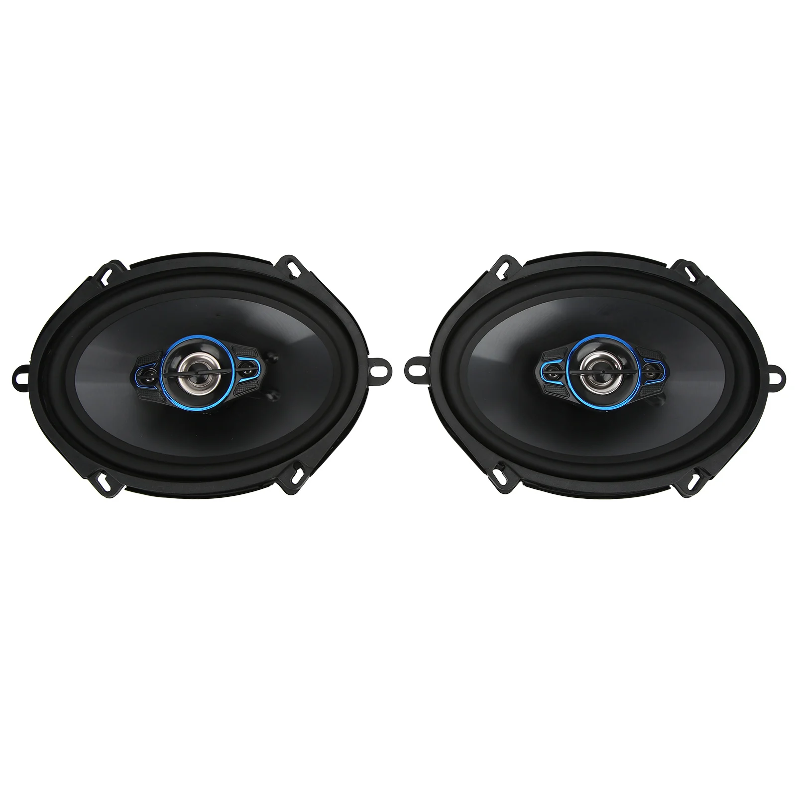 1 пара 5x7 дюймов автомобильный твитер коаксиальные динамики 4-полосная 350 Вт