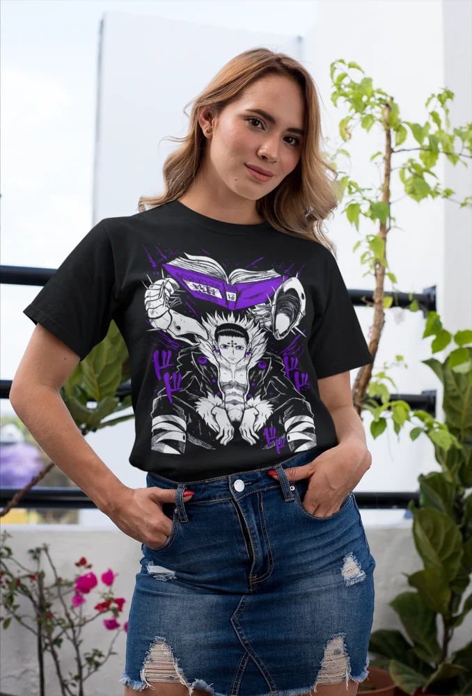 Футболка Chrollo Book Hunter X с рисунком все размеры