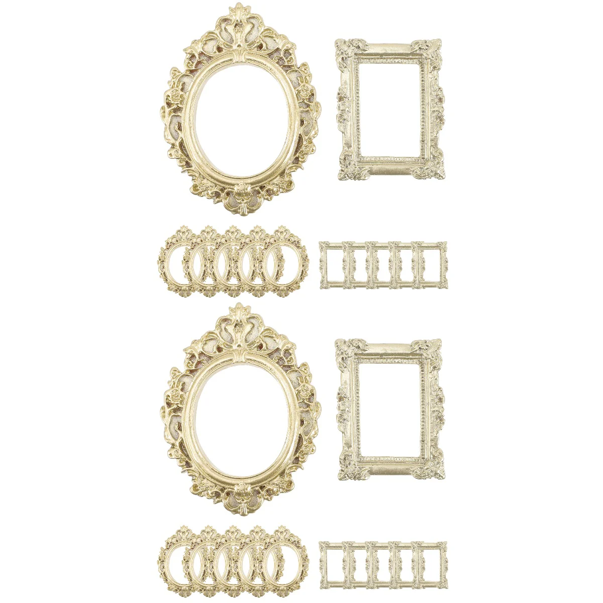 

Photo Frame Mini Diy House Poster Crafts Picture Resincompact Retro Making Homedecor Framesornament Holder Vintage