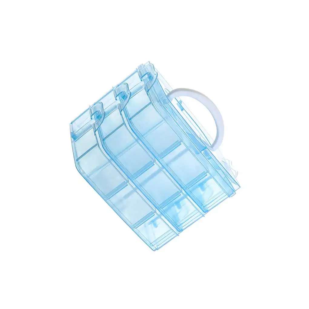 

Прозрачная шкатулка-органайзер для ювелирных изделий, домашние универсальные 3-уровневые ящики для хранения аксессуаров ручной работы