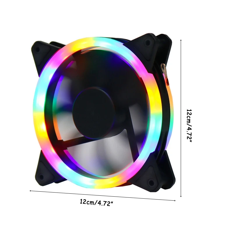 120 мм чехол для ПК вентилятор охлаждения кулер 4-контактный регулируемый