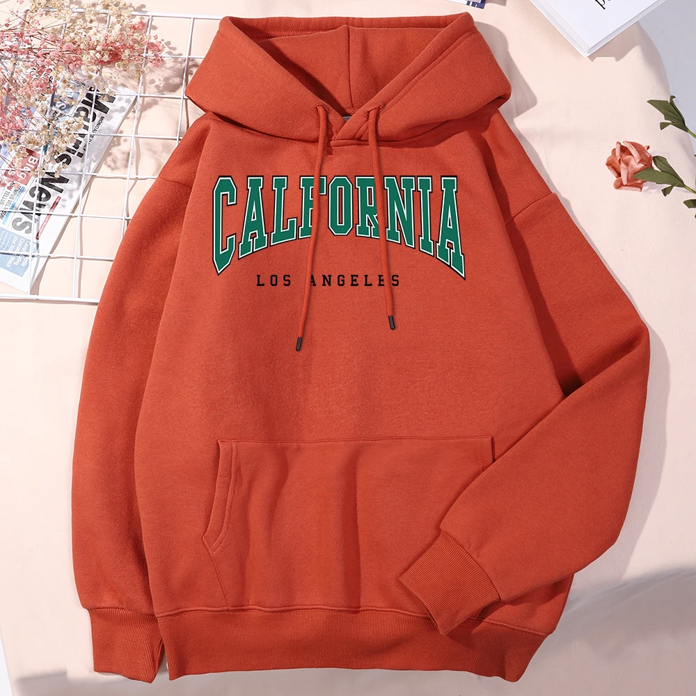 

Los Angeles, California Print Men Hoodies Fashion Harajuku Streetwear Comfortable Outdoor Hooded Quality Simplicity Hoodie Male