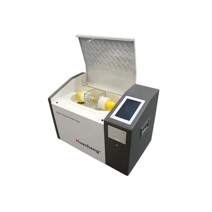 

HZJQ-X1 China Automatic Insulation Oil BDV Tester 80 kV Transformer Oil Dielectric Strength Testing Machine Supplier