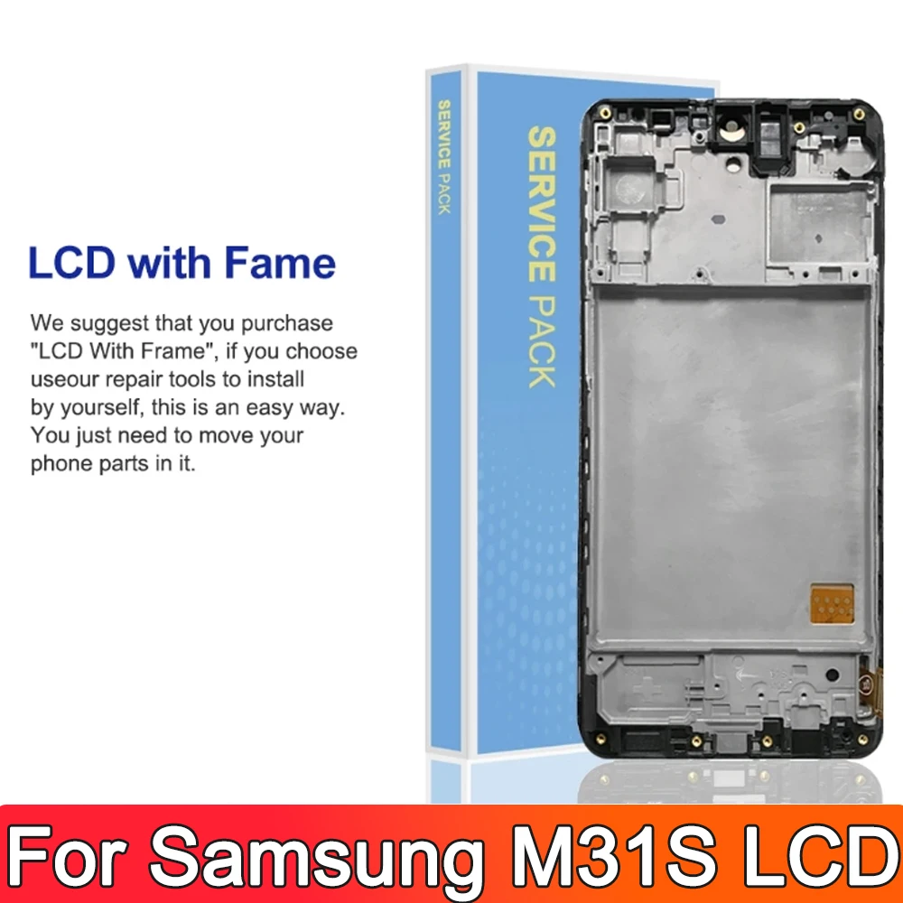 Для Samsung Galaxy M31S экран дисплея M31s SM-M317F M317F/DS ЖК-дисплей с дигитайзером сенсорного