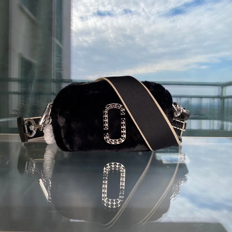 

Marc Jacobs Women's Bag Teddy Series Camera Bag Small Square Bag bags for women handbag purses luxury handbags mini bags
