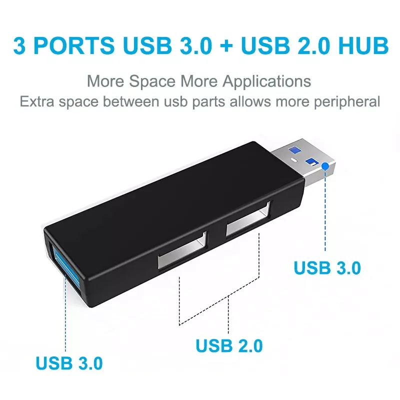 

Hot Sales Usb Splitter One 3.0 And Two 2.0 Fast Speed Adapter Multi Usb 3 Port Extensor For Macbook Laptop Pc Computer Accessori