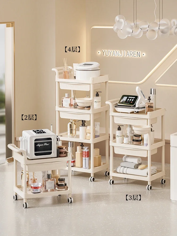 Вращающаяся тележка для инструментов салона парикмахерских косметических