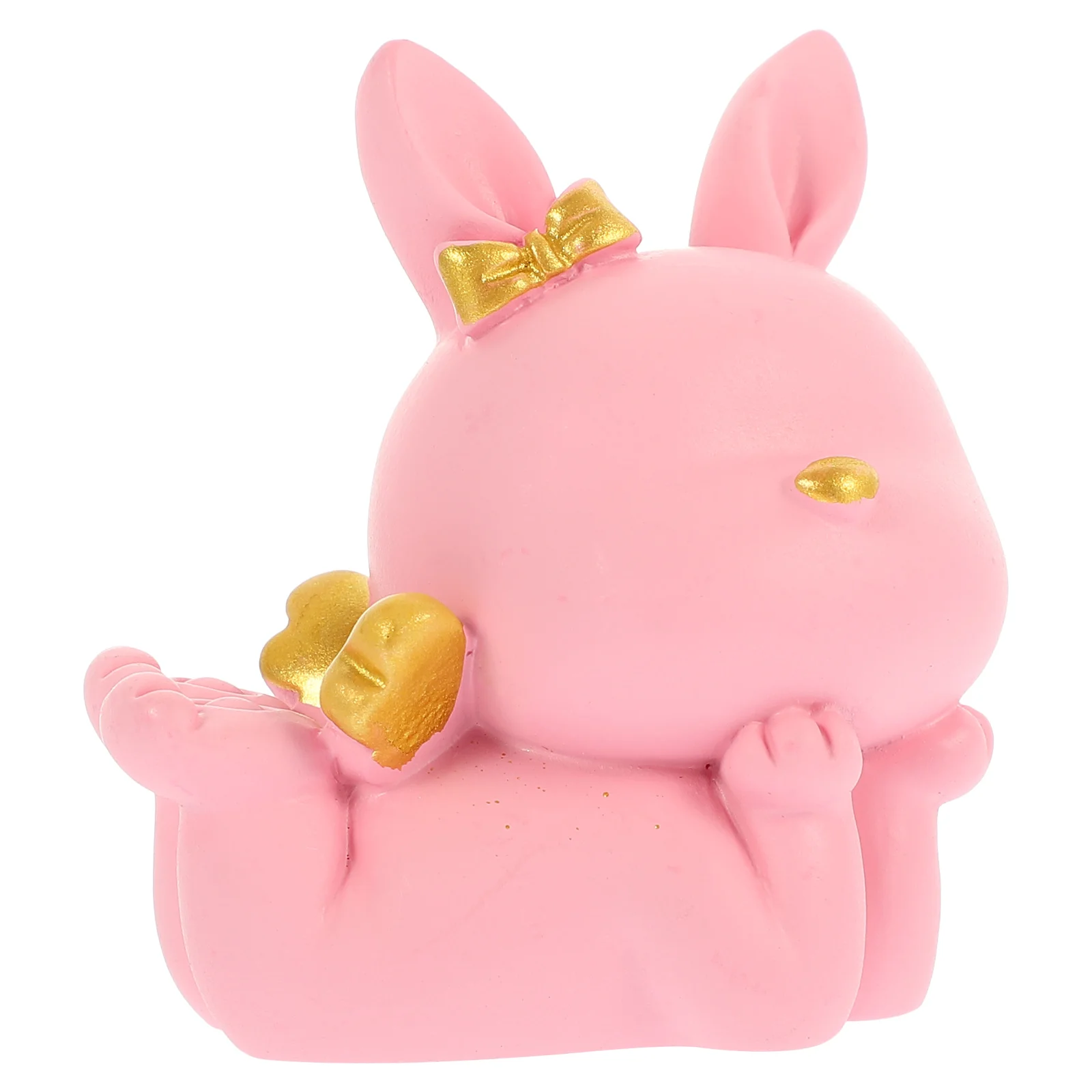 

Rabbit Bunny Figurine Figurines Miniature Resin Statue Zodiac Figurefigures Chinese Animal Decorations Mini Toyyear Cupcake