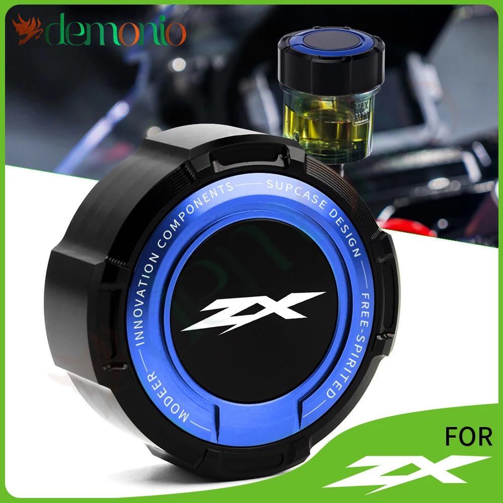 

For KAWASAKI ZX-6 ZX11 ZX-12R ZX6 ZRX1200S ZRX1200R Motorcycle Accessories Front Brake Clutch Fluid Reservoir Cover