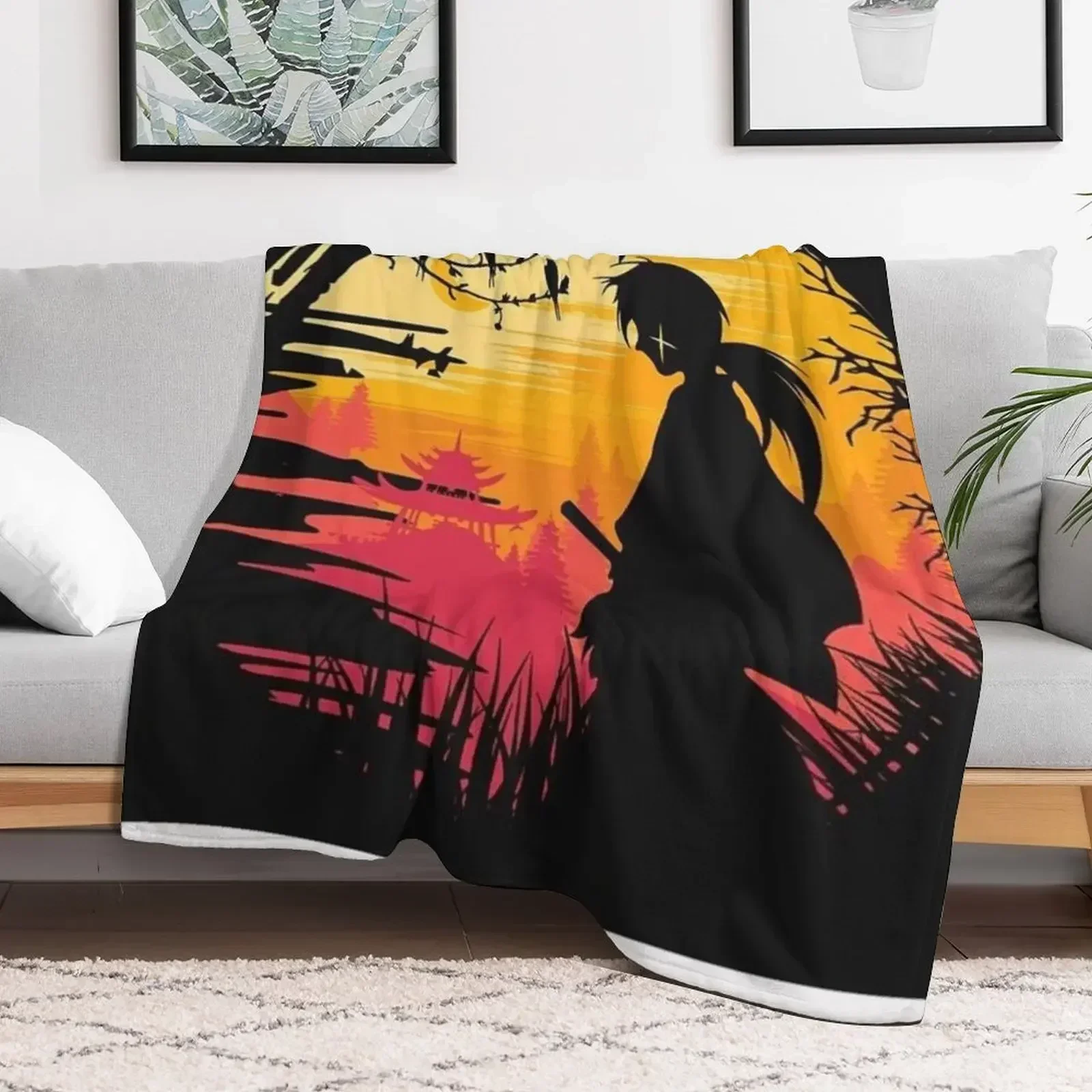 Одеяло Rurouni Kenshin милые одеяла и пледы большие модные для диванов