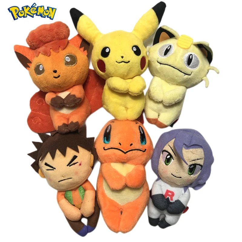 

Pokemon Bulbasaur Eevee Snorlax Charmander Plush Pikachu Squirtle Doll Anime Cartoon Gengar Jigglypuff Stuffed Doll Gifts Kid