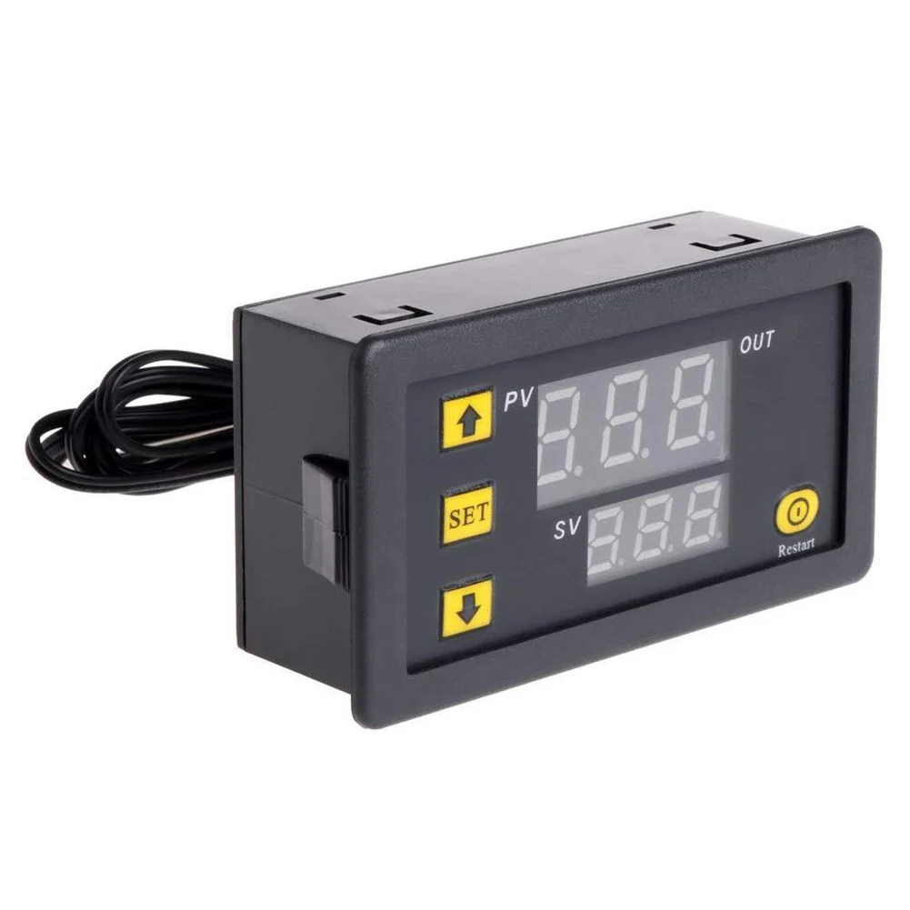 2 шт. W3230 AC 5 В/12 В/24 В цифровой регулятор температуры с датчиком 10 К ABS 79*26*43 мм модули