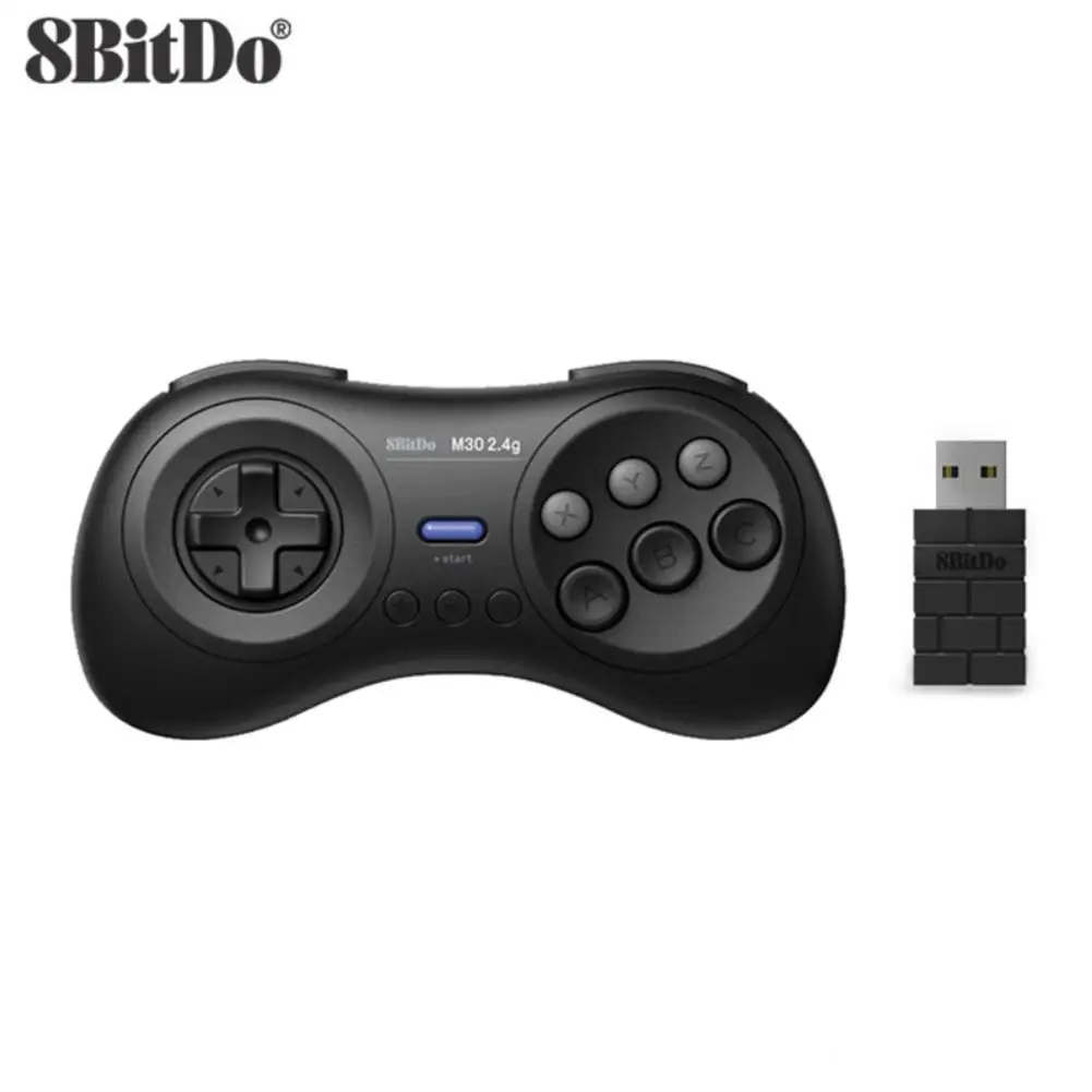 

1 шт. 8bitdo M30 2,4g беспроводной геймпад игровой контроллер для Sega Genesis Mini / Mega Drive Mini Sega Genesis горячая Распродажа оптом