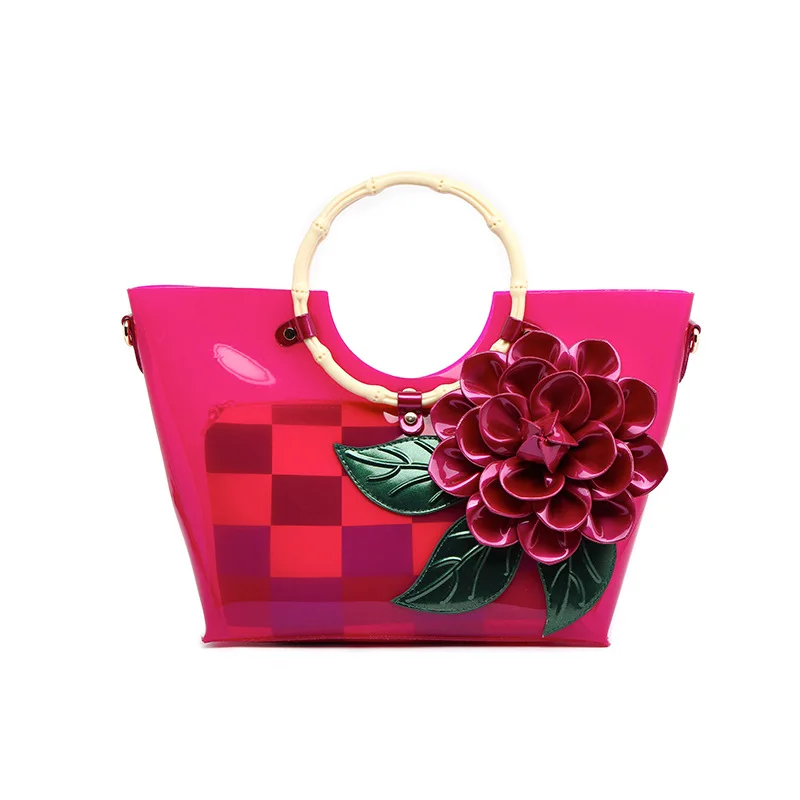 

Прозрачная сумка для девушек, летняя новая модная женская сумка, водонепроницаемая сумка на одно плечо, пляжный пучок с кристаллами, больша...