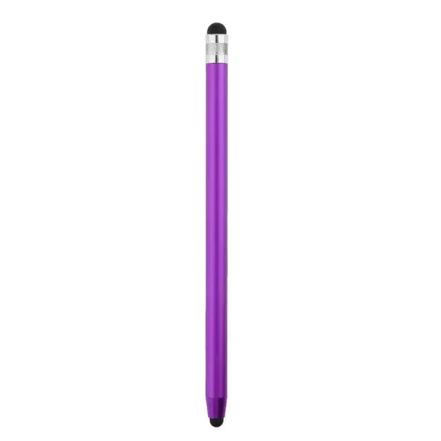 

Colors Round Tablet Stylus Pen Alloy Dual Tip Capacitive Stylus Touch Screen Drawing Pen for Phone iPad Smart Phone tablet PC