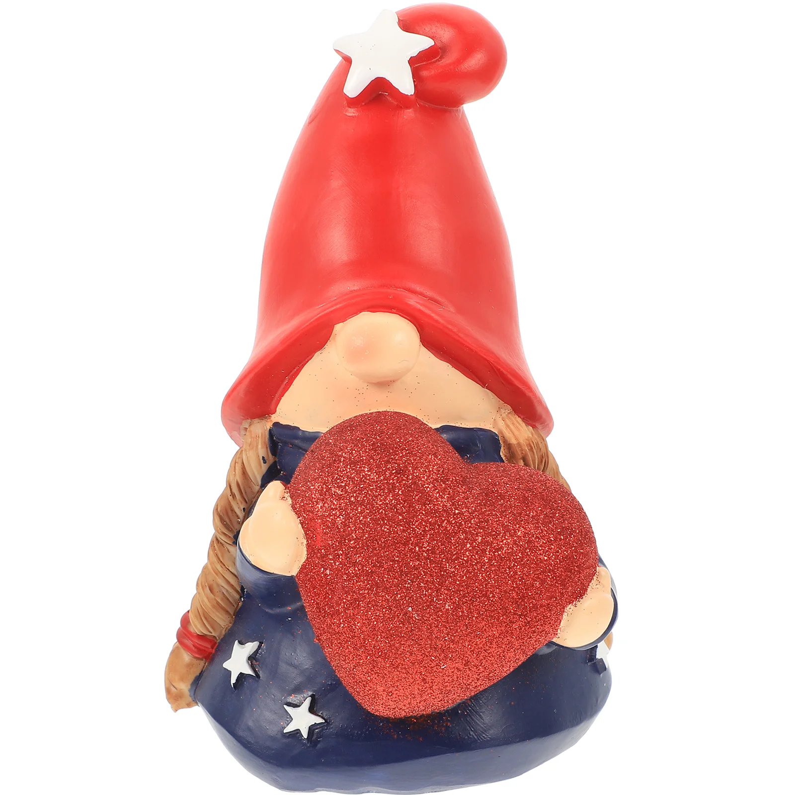 

4th of July Memorial Day Veterans Day Patriotic Stocky Gnome Patriotic Gnomes Decor Resin Stocky Gnome Resin Scandinavian Dwarf
