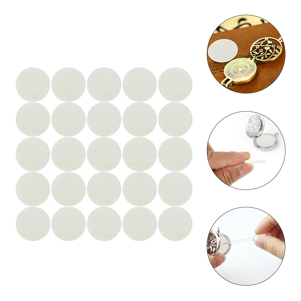 

Pads Oil Essential Refill Diffuser Necklace Aroma Aromatherapy Locket Replacement Cottonpad Pendant Car Microfiber Air Diffusers