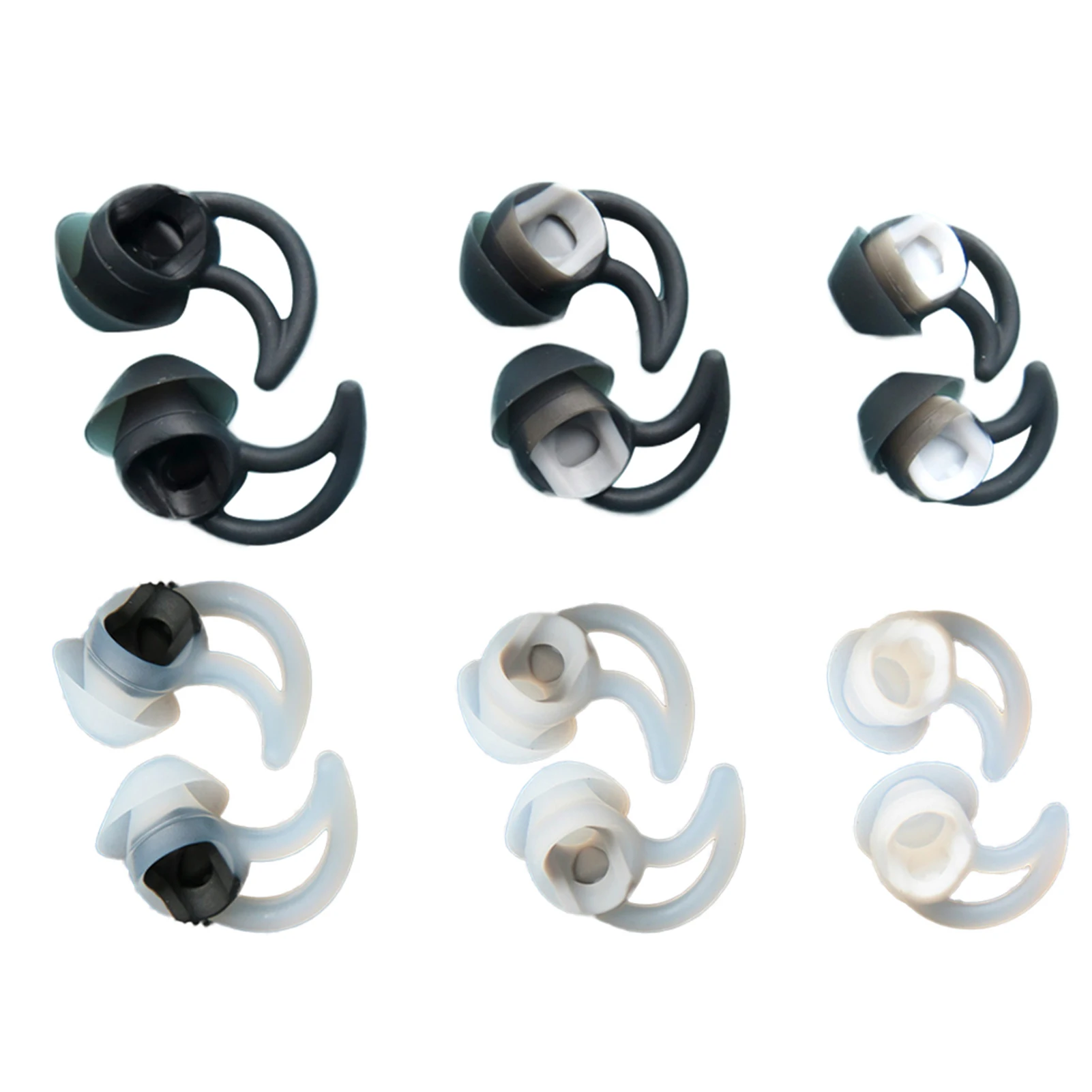 

3 пары, силиконовые заглушки для наушников QC20 QC30 IE3 SIE2 QC20i