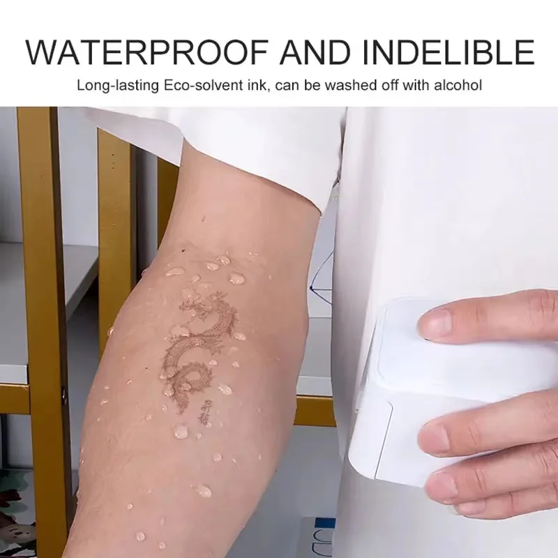 Портативный водонепроницаемый и цветной мини-принтер для татуировок