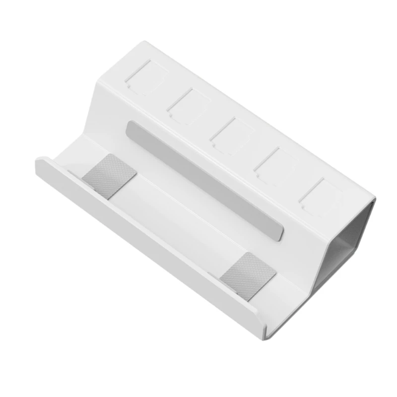 

Convenient Game Console Holder Aluminum Alloy Stand with 5 Card Slots Anti Slip Design Game Console Bracket Lightweight