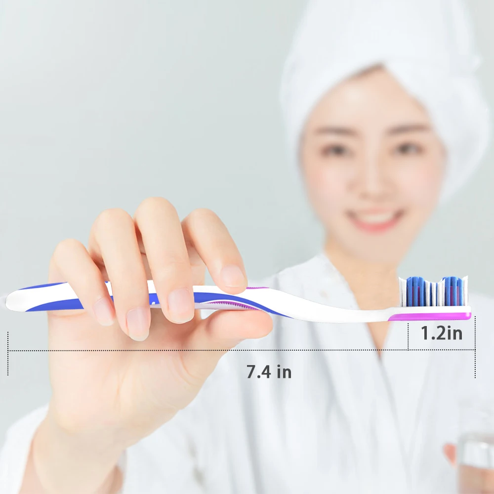 8 шт./лот дешевая сверхмягкая щетина зубная щетка для взрослых средство чистки